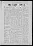 Thumbnail image of item number 1 in: 'The East Texan (Commerce, Tex.), Vol. 3, No. 23, Ed. 1 Thursday, May 2, 1918'.