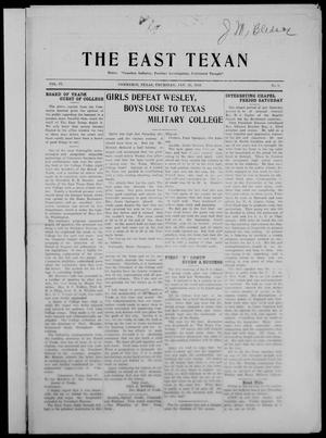The East Texan (Commerce, Tex.), Vol. 4, No. 8, Ed. 1 Thursday, January 23, 1919