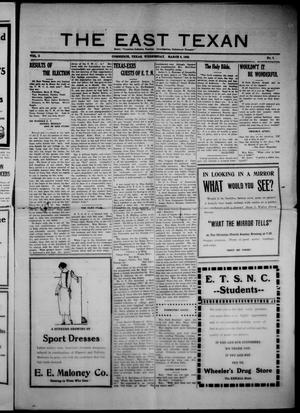The East Texan (Commerce, Tex.), Vol. 5, No. 5, Ed. 1 Wednesday, March 8, 1922