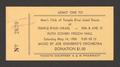 Text: [Ticket for the Men's Club of Temple B'nai Israel Dance, 1955 #2]