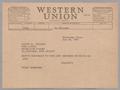 Letter: [Telegram from Daniel W. Kempner to Daniel K. Thorne, July 24, 1955]
