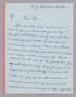 Letter: [Letter from Rosa Anspach to Daniel W. Kempner, September 5, 1956]