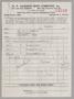 Text: [Invoice for Items Sold to D. W. Kempner, February 1956]