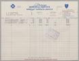 Primary view of [Invoice for Hospital Services, December 1956]