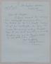 Letter: [Letter from Nellie M. Mannings to Daniel W. Kempner, October 1, 1955]