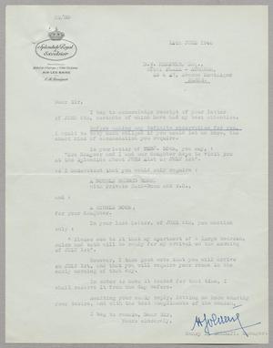 [Letter from Henry L. Soldati to Daniel W. Kempner, June 12, 1948]