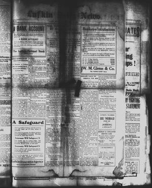 Primary view of object titled 'Lufkin Daily News (Lufkin, Tex.), Vol. 3, No. 60, Ed. 1 Saturday, January 12, 1918'.