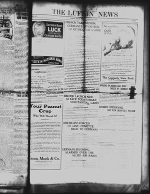 Primary view of object titled 'The Lufkin News (Lufkin, Tex.), Vol. 12, No. 22, Ed. 1 Friday, August 30, 1918'.