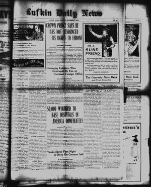Lufkin Daily News (Lufkin, Tex.), Vol. 4, No. 26, Ed. 1 Tuesday, December 3, 1918