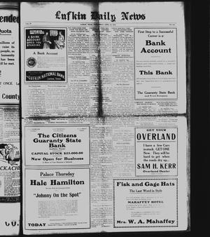 Lufkin Daily News (Lufkin, Tex.), Vol. 4, No. 140, Ed. 1 Wednesday, April 16, 1919