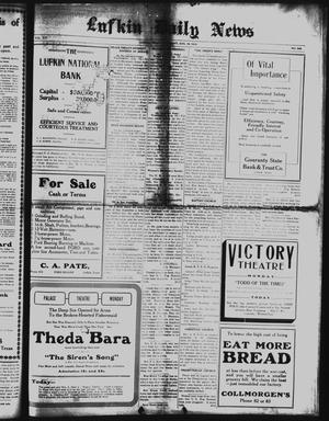 Lufkin Daily News (Lufkin, Tex.), Vol. 14, No. 245, Ed. 1 Saturday, August 16, 1919