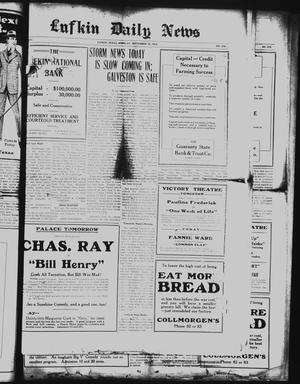 Lufkin Daily News (Lufkin, Tex.), Vol. 14, No. 270, Ed. 1 Monday, September 15, 1919