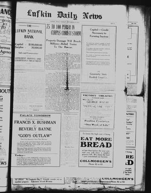 Lufkin Daily News (Lufkin, Tex.), Vol. 14, No. 271, Ed. 1 Tuesday, September 16, 1919