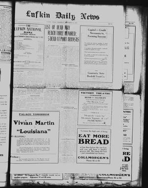 Lufkin Daily News (Lufkin, Tex.), Vol. 14, No. 273, Ed. 1 Thursday, September 18, 1919