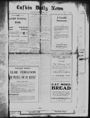 Lufkin Daily News (Lufkin, Tex.), Vol. 4, No. 289, Ed. 1 Tuesday, October 7, 1919