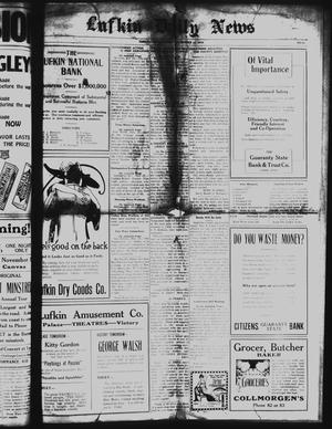 Lufkin Daily News (Lufkin, Tex.), Vol. [5], No. 14, Ed. 1 Tuesday, November 18, 1919