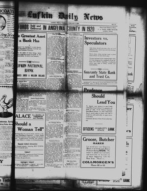 Lufkin Daily News (Lufkin, Tex.), Vol. [5], No. 78, Ed. 1 Tuesday, February 3, 1920