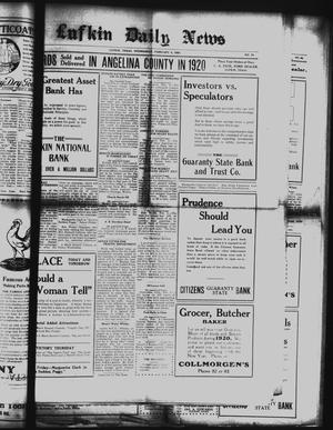 Lufkin Daily News (Lufkin, Tex.), Vol. [5], No. 79, Ed. 1 Wednesday, February 4, 1920