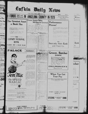 Lufkin Daily News (Lufkin, Tex.), Vol. 5, No. 90, Ed. 1 Tuesday, February 17, 1920