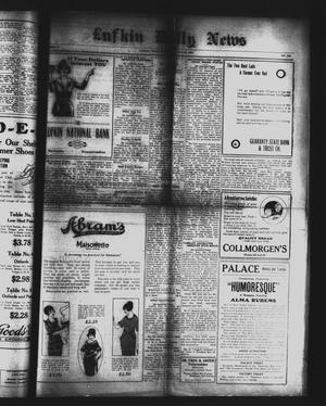 Lufkin Daily News (Lufkin, Tex.), Vol. 6, No. 230, Ed. 1 Saturday, July 30, 1921