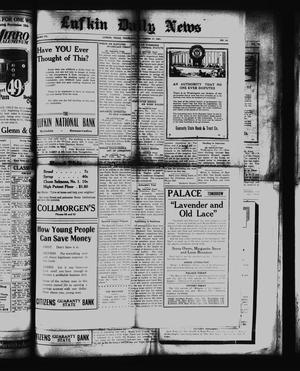 Lufkin Daily News (Lufkin, Tex.), Vol. 7, No. 14, Ed. 1 Thursday, November 17, 1921
