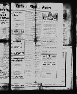 Lufkin Daily News (Lufkin, Tex.), Vol. 7, No. 18, Ed. 1 Tuesday, November 22, 1921