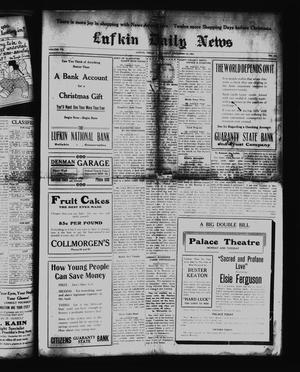 Lufkin Daily News (Lufkin, Tex.), Vol. 7, No. 33, Ed. 1 Saturday, December 10, 1921