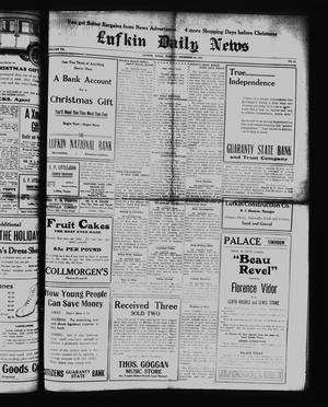 Lufkin Daily News (Lufkin, Tex.), Vol. 7, No. 41, Ed. 1 Tuesday, December 20, 1921
