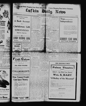 Lufkin Daily News (Lufkin, Tex.), Vol. 7, No. 42, Ed. 1 Wednesday, December 21, 1921