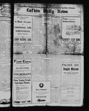 Lufkin Daily News (Lufkin, Tex.), Vol. 7, No. 44, Ed. 1 Friday, December 23, 1921