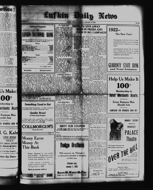 Lufkin Daily News (Lufkin, Tex.), Vol. 7, No. 62, Ed. 1 Saturday, January 14, 1922