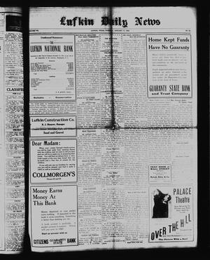 Lufkin Daily News (Lufkin, Tex.), Vol. 7, No. 64, Ed. 1 Tuesday, January 17, 1922