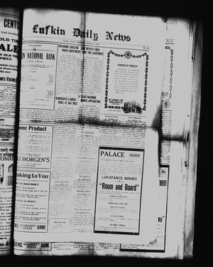 Primary view of object titled 'Lufkin Daily News (Lufkin, Tex.), Vol. 7, No. 120, Ed. 1 Thursday, March 23, 1922'.