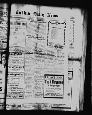 Lufkin Daily News (Lufkin, Tex.), Vol. 7, No. 123, Ed. 1 Monday, March 27, 1922