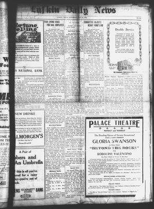 Primary view of object titled 'Lufkin Daily News (Lufkin, Tex.), Vol. [7], No. 217, Ed. 1 Saturday, July 15, 1922'.