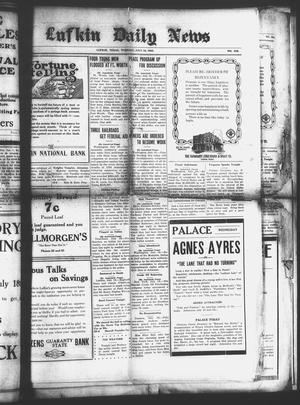 Lufkin Daily News (Lufkin, Tex.), Vol. [7], No. 219, Ed. 1 Tuesday, July 18, 1922