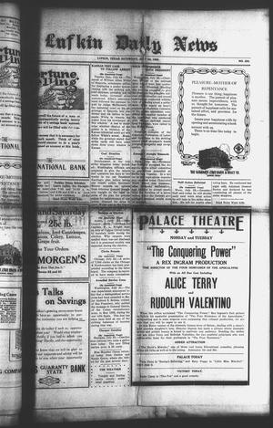 Lufkin Daily News (Lufkin, Tex.), Vol. [7], No. 223, Ed. 1 Saturday, July 22, 1922