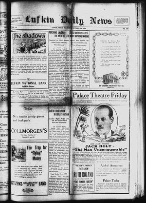 Lufkin Daily News (Lufkin, Tex.), Vol. 7, No. 300, Ed. 1 Thursday, October 19, 1922