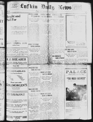 Lufkin Daily News (Lufkin, Tex.), Vol. 8, No. 7, Ed. 1 Wednesday, November 8, 1922