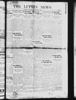 The Lufkin News (Lufkin, Tex.), Vol. [17], No. 35, Ed. 1 Friday, November 17, 1922