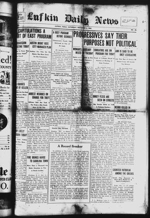 Primary view of object titled 'Lufkin Daily News (Lufkin, Tex.), Vol. 8, No. 26, Ed. 1 Saturday, December 2, 1922'.