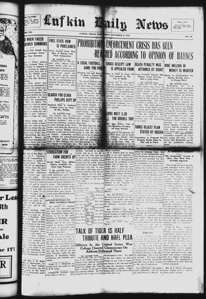 Lufkin Daily News (Lufkin, Tex.), Vol. 8, No. 29, Ed. 1 Wednesday, December 6, 1922