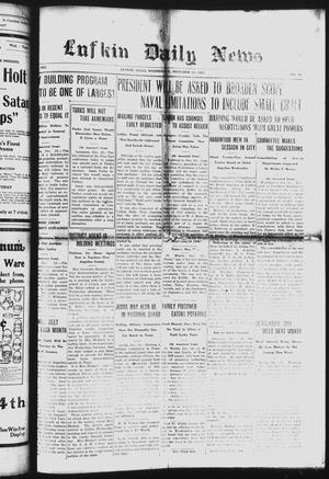 Lufkin Daily News (Lufkin, Tex.), Vol. 8, No. 35, Ed. 1 Wednesday, December 13, 1922