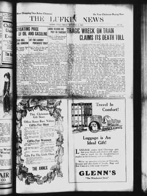 Primary view of object titled 'The Lufkin News (Lufkin, Tex.), Vol. [17], No. 39, Ed. 1 Friday, December 15, 1922'.