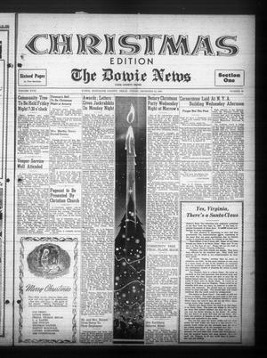 The Bowie News (Bowie, Tex.), Vol. 18, No. 42, Ed. 1 Friday, December 22, 1939