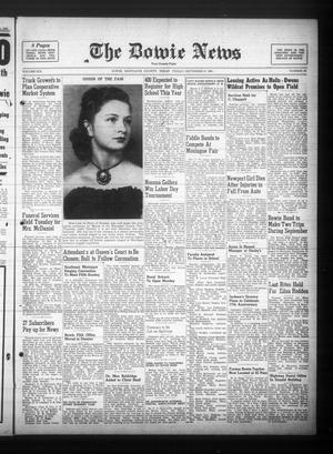 The Bowie News (Bowie, Tex.), Vol. 19, No. 27, Ed. 1 Friday, September 6, 1940