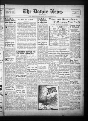 Primary view of object titled 'The Bowie News (Bowie, Tex.), Vol. 19, No. 29, Ed. 1 Friday, September 20, 1940'.