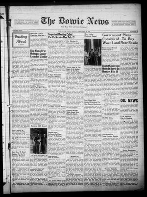 The Bowie News (Bowie, Tex.), Vol. 23, No. 50, Ed. 1 Friday, February 16, 1945