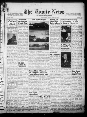 The Bowie News (Bowie, Tex.), Vol. 24, No. 47, Ed. 1 Friday, February 1, 1946