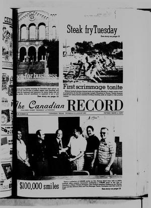 Primary view of object titled 'The Canadian Record (Canadian, Tex.), Vol. 86, No. 34, Ed. 1 Thursday, August 21, 1975'.